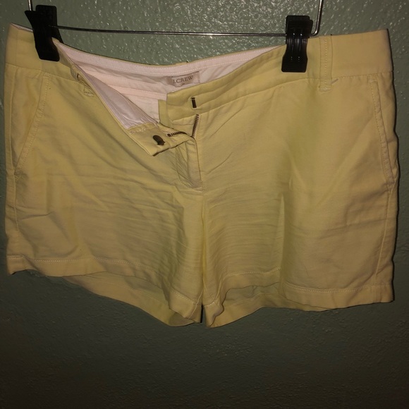 J.Crew yellow shorts. - Picture 2 of 3